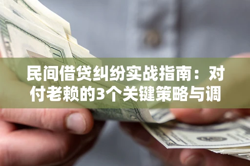济南民间借贷纠纷实战指南：对付老赖的3个关键策略与调解盲区解析